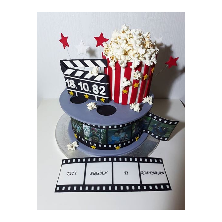 Torta sa filmskom trakom po porudžbini 2