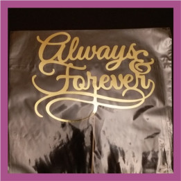 Tekstualni toper "Always & Forever"