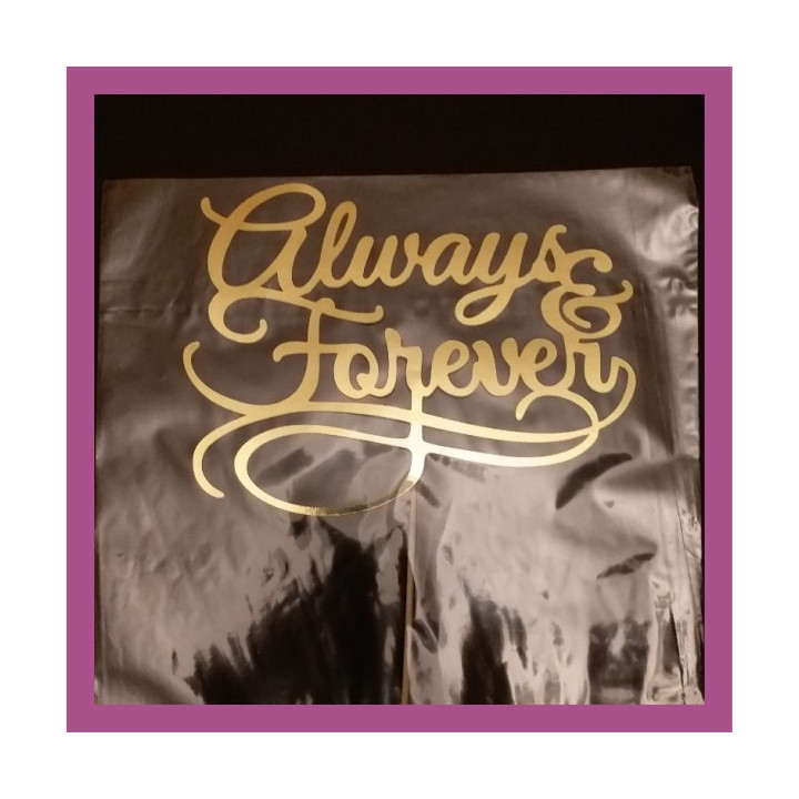 Tekstualni toper "Always & Forever"