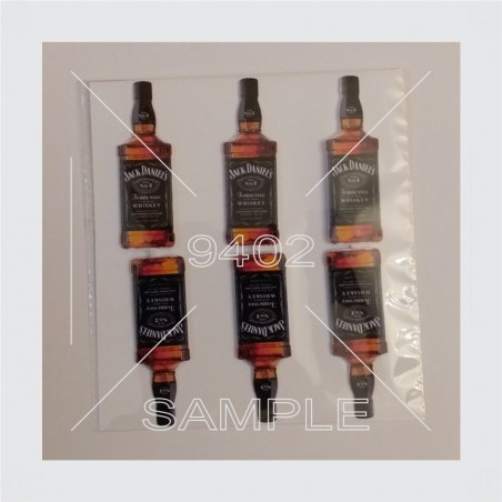Set 10 topera na temu Flaše Jack Daniels po porudžbini, N39
