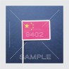 Printani toperi zastavice N53 - Kina