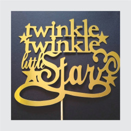 "Twinkle twinkle" zlatni