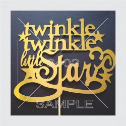 "Twinkle twinkle" zlatni