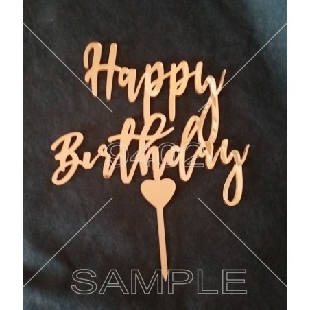 03040 Happy Birthday sa srcem