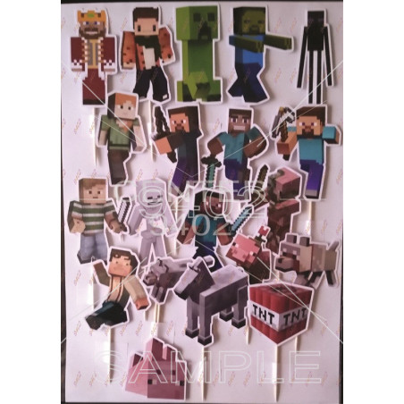 PTS175 Minecraft likovi