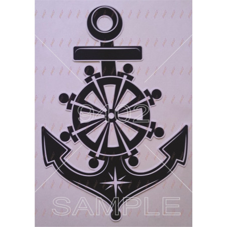 Set 20 nejestivih topera Sidro i Kormilo po porudžbini PTS180