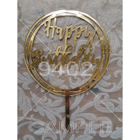 03037 Happy Birthday u krugovima