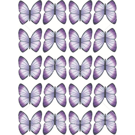 Leptiri svetlo ljubičasti Razno 133