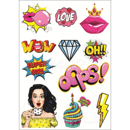 Razno (141) Pop art natpisi