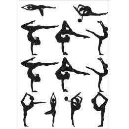 Siluete Gimnastika Razno 195