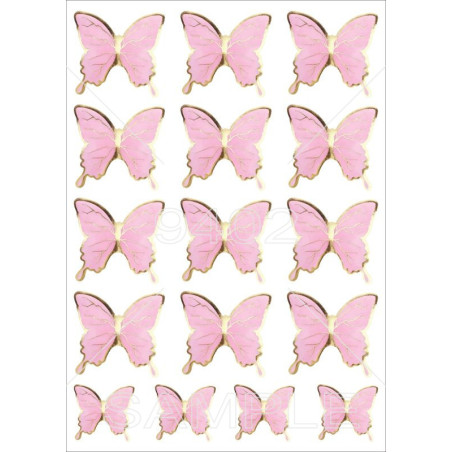 Leptiri roze Razno 174