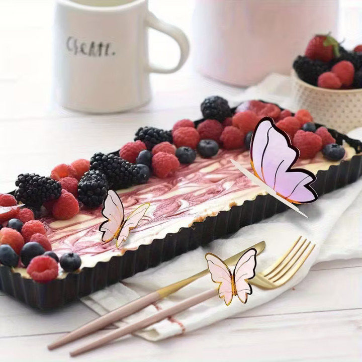 Kartonski toperi Leptiri roze zlatni