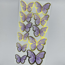 Leptiri ljubičasti zlatni