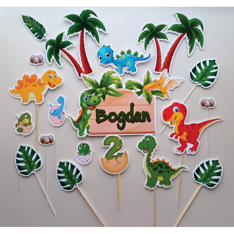 Cute Dinosaurusi sa Vašim imenom i brojem PTS292