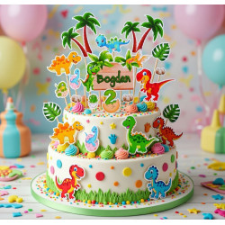 Cute Dinosaurusi sa Vašim imenom i brojem PTS292